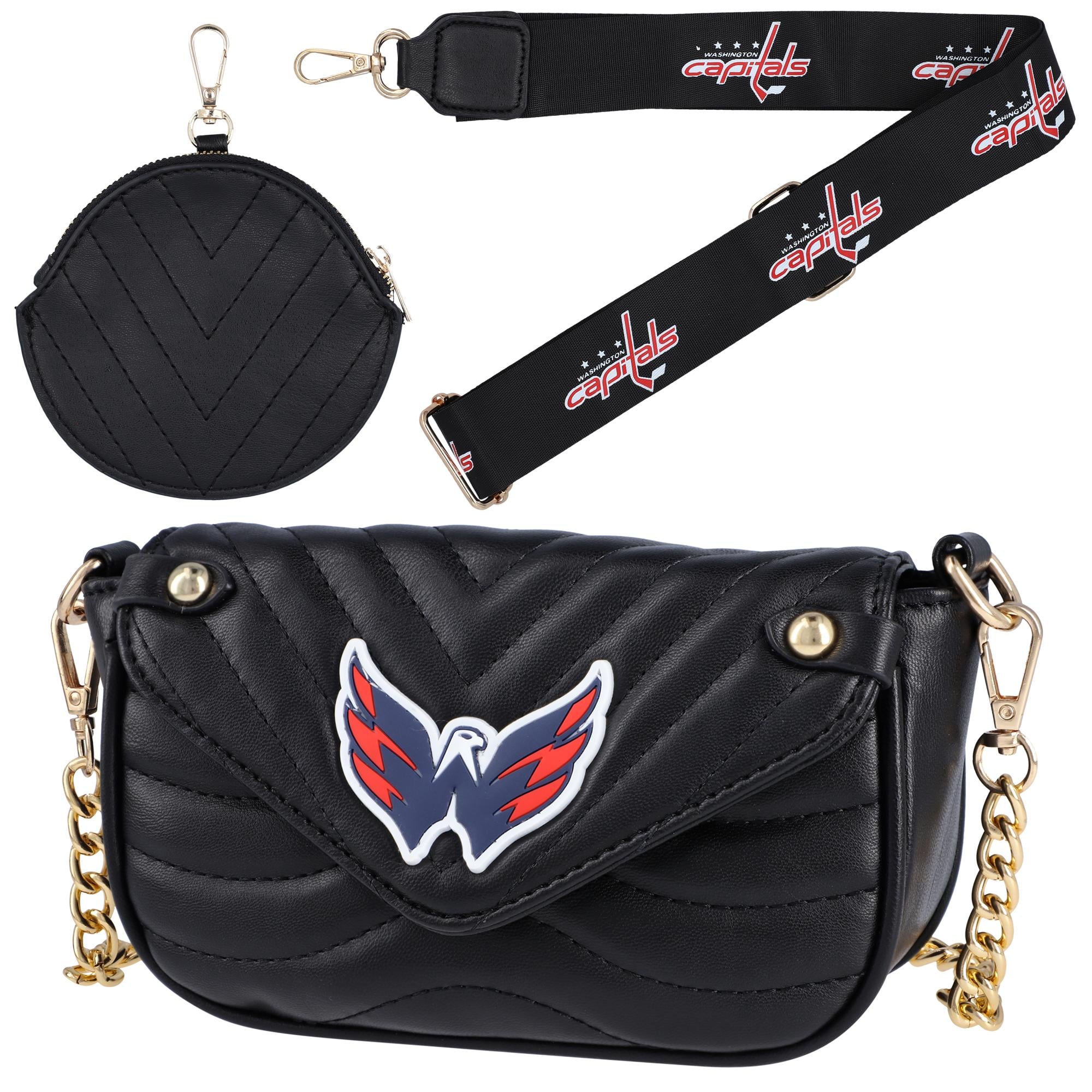 Sac bandoulière en cuir végétalien FABGATING by Cuce Washington Capitals pour femme