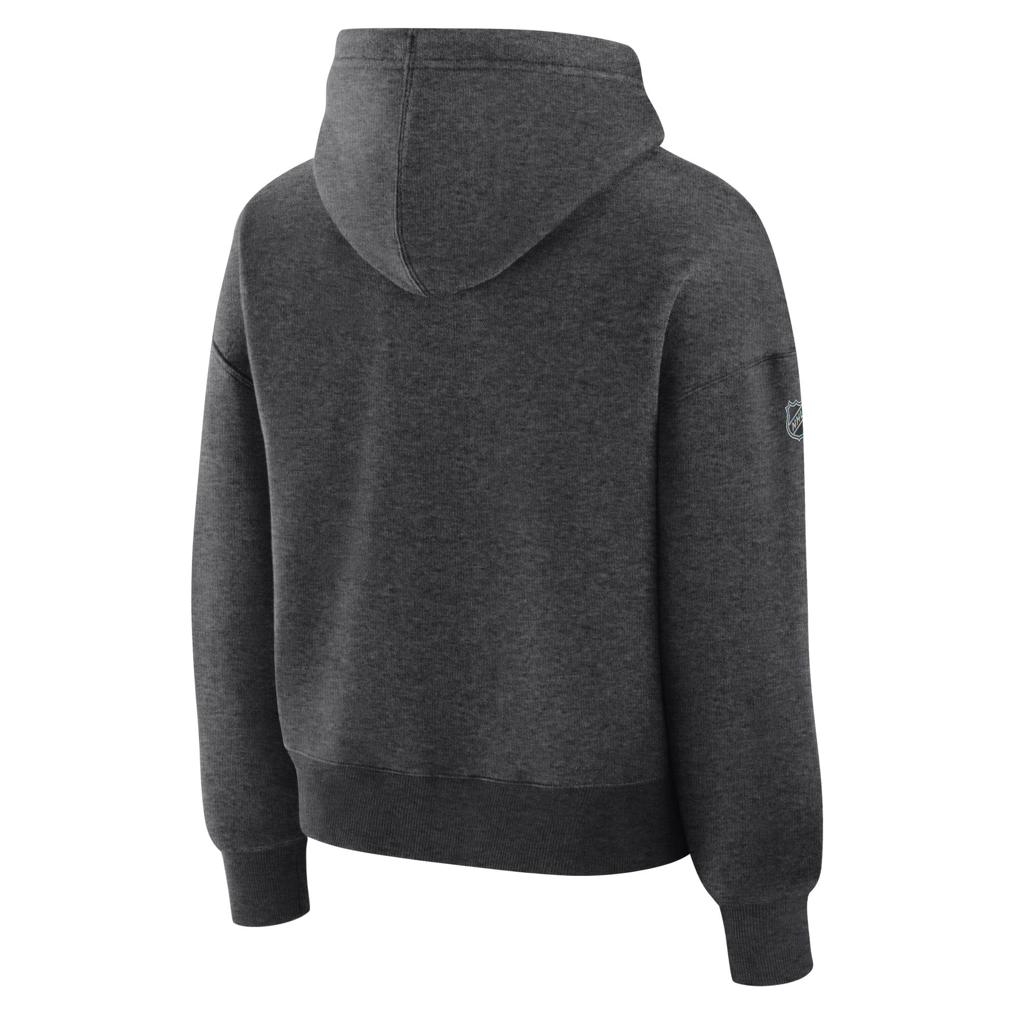 Sweat à capuche authentique Pro Primary pour femme, couleur anthracite, Washington Capitals, de Fanatics.