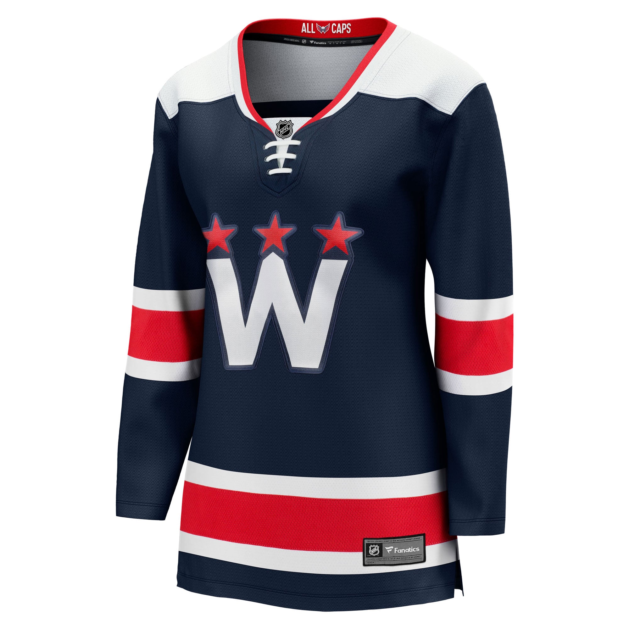 Maillot de remplacement Breakaway bleu marine pour femmes des Capitals Washington