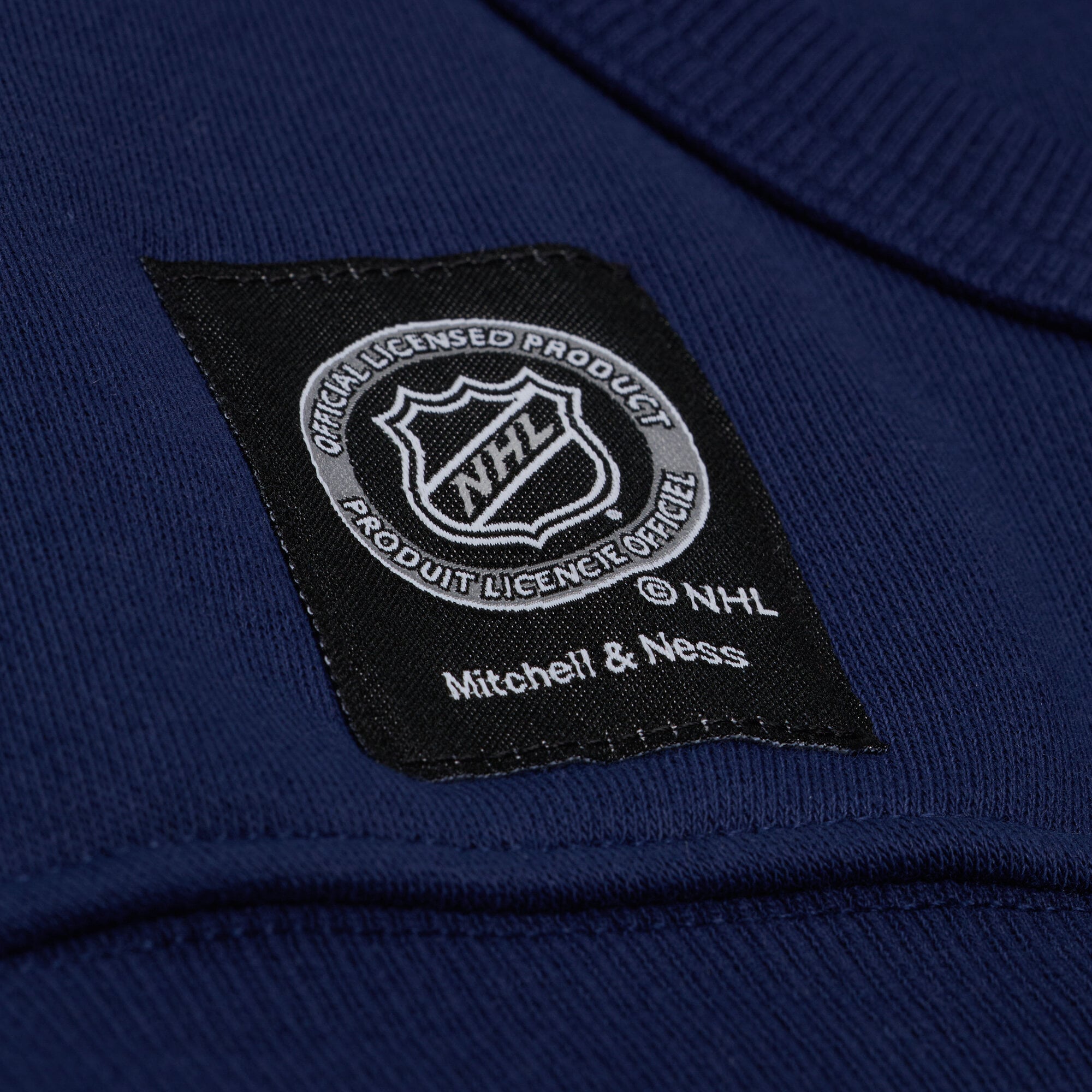 Sweat à capuche Mitchell & Ness blanc/marine pour femme, modèle entraîneur-chef des Capitals de Washington