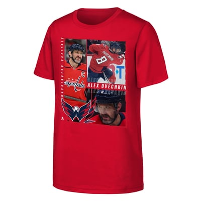 Alexander Ovechkin Washington Capitals Outerstuff Youth All For One T-Shirt - Red