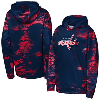  Washington Capitals Outerstuff Youth Team Dynamics Hoodie - Navy