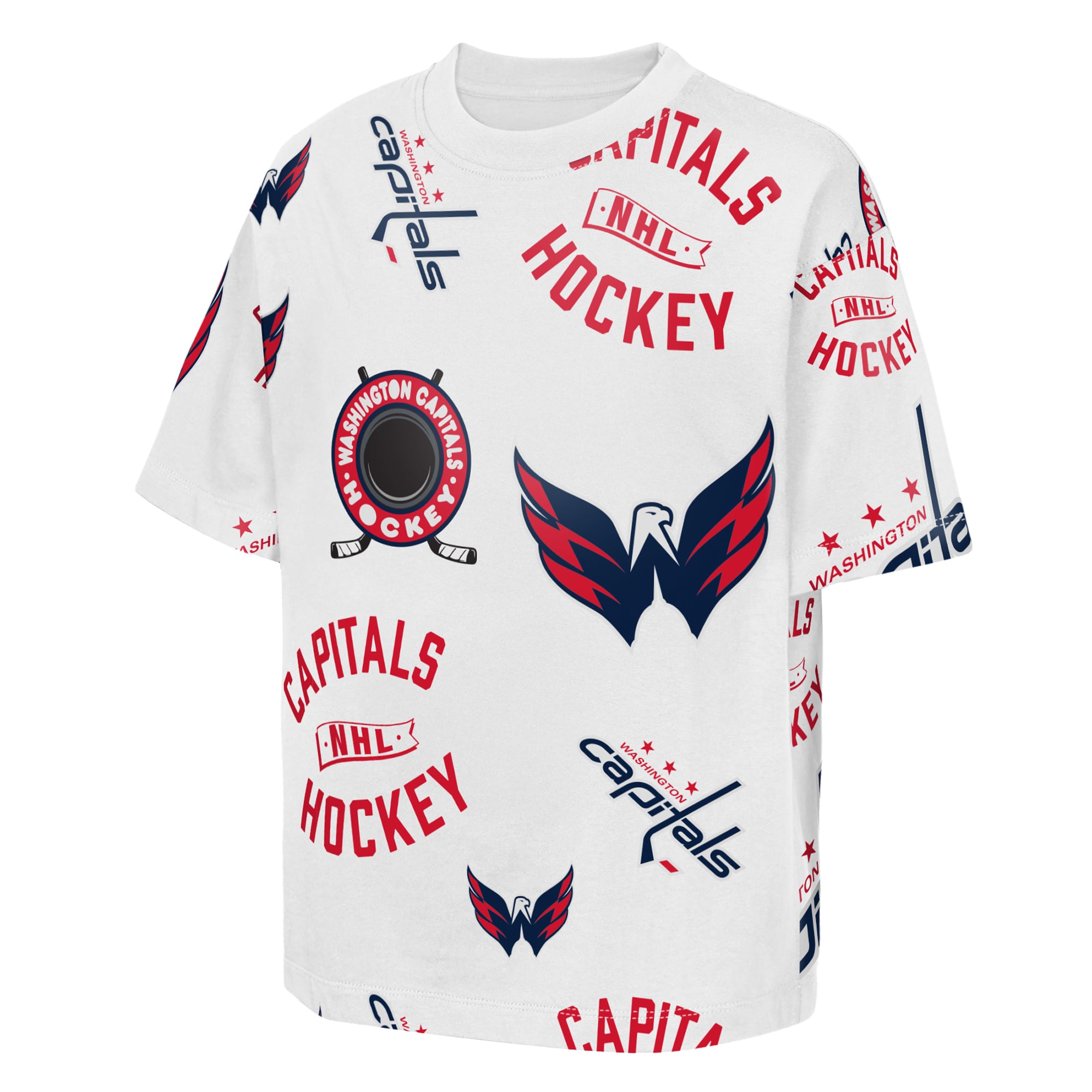 T-shirt blanc Outerstuff Youth Washington Capitals Unstoppable Elevable