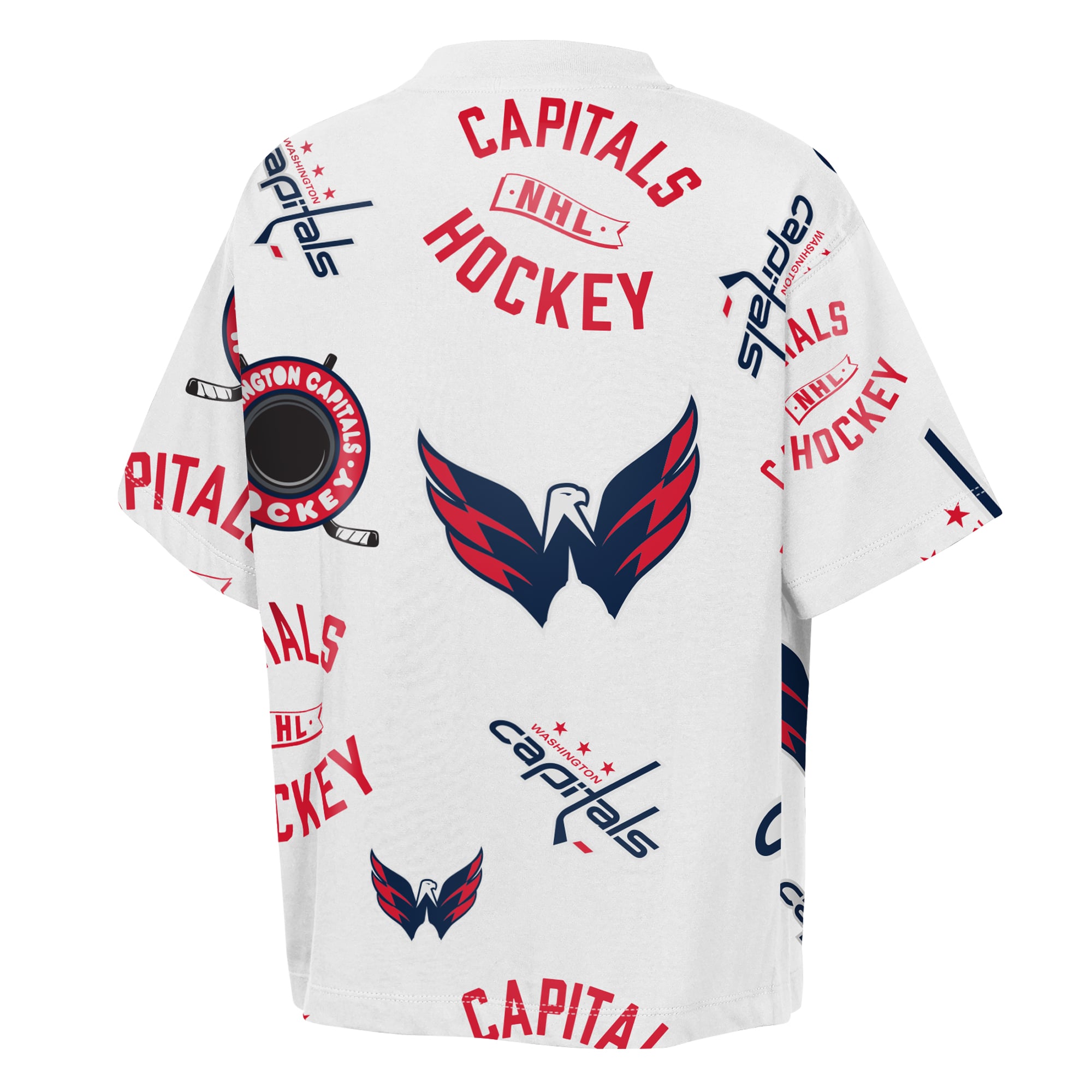 T-shirt blanc Outerstuff Youth Washington Capitals Unstoppable Elevable