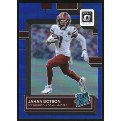 2022 Donruss Optic Blue #210 Jahan Dotson RR