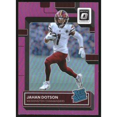 2022 Donruss Optic Pink #210 Jahan Dotson RR