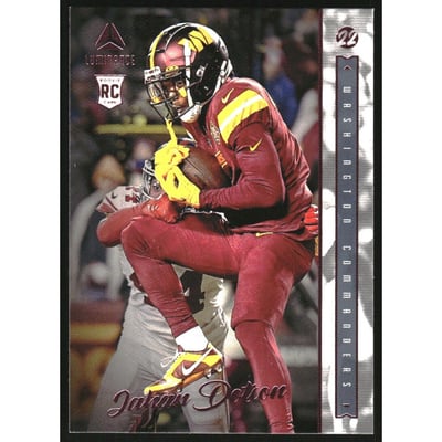 2022 Panini Chronicles Luminance Update Vertical Rookies Pink #205 Jahan Dotson