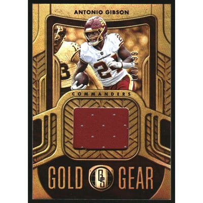 2022 Panini Gold Standard Gold Gear #26 Antonio Gibson