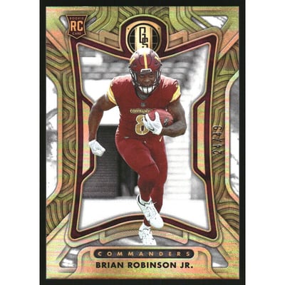 2022 Panini Gold Standard White Gold #123 Brian Robinson Jr.