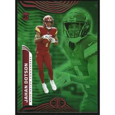 2022 Panini Illusions Emerald #99 Jahan Dotson