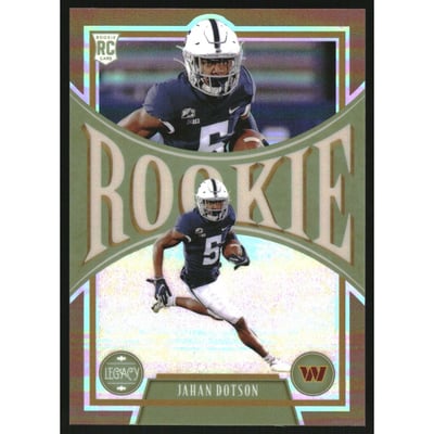 2022 Panini Legacy Premium Edition Bronze #153 Jahan Dotson