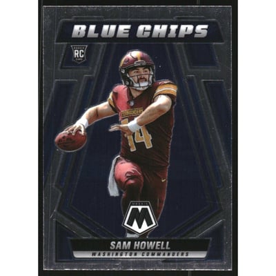 2022 Panini Mosaic Blue Chips #5 Sam Howell