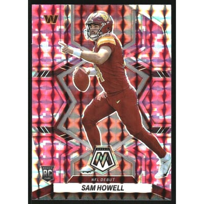 2022 Panini Mosaic Mosaic Camo Pink #274 Sam Howell DEB