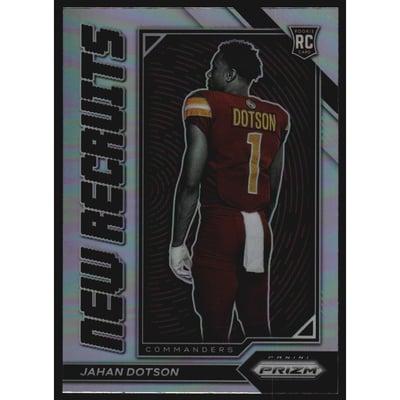 2022 Panini Prizm New Recruits Prizms Silver #9 Jahan Dotson