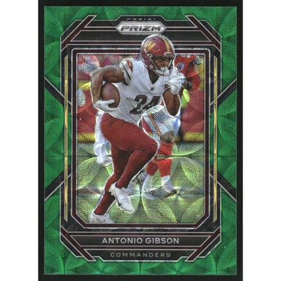 2022 Panini Prizm Prizms Green Scope #293 Antonio Gibson