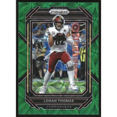 2022 Panini Prizm Prizms Green Scope #296 Logan Thomas