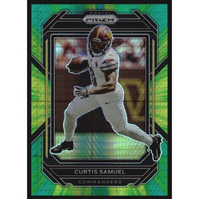 2022 Panini Prizm Prizms Hyper #295 Curtis Samuel