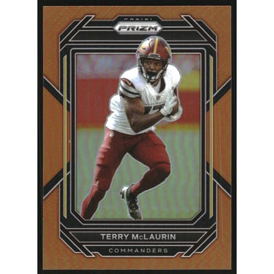2022 Panini Prizm Prizms Orange #294 Terry McLaurin