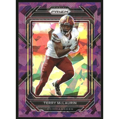 2022 Panini Prizm Prizms Purple Ice #294 Terry McLaurin