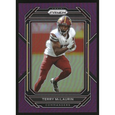 2022 Panini Prizm Prizms Purple #294 Terry McLaurin