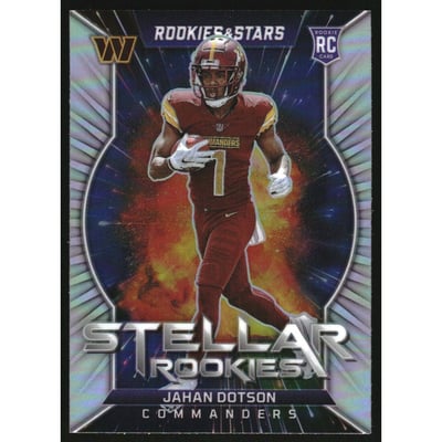 2022 Rookies and Stars Stellar Rookies Silver #4 Jahan Dotson