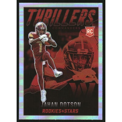 2022 Rookies and Stars Thrillers Silver #26 Jahan Dotson