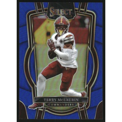 2022 Select Prizm Blue #201 Terry McLaurin