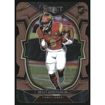 2022 Select Prizm Copper Die Cut #78 Brian Robinson Jr.