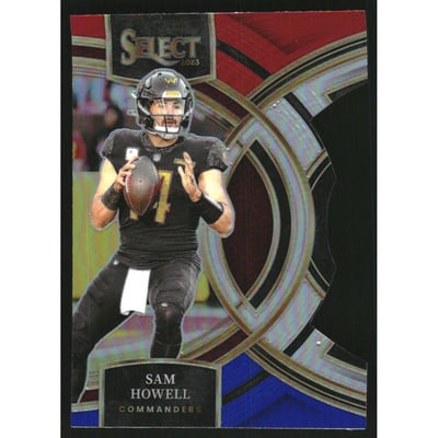 2023 Select Prizm Red and Blue Die Cut #158 Sam Howell