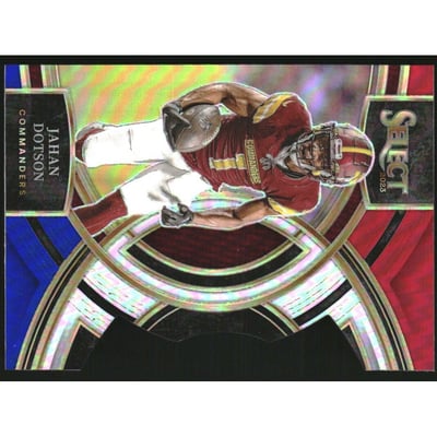 2023 Select Prizm Red and Blue Die Cut #162 Jahan Dotson