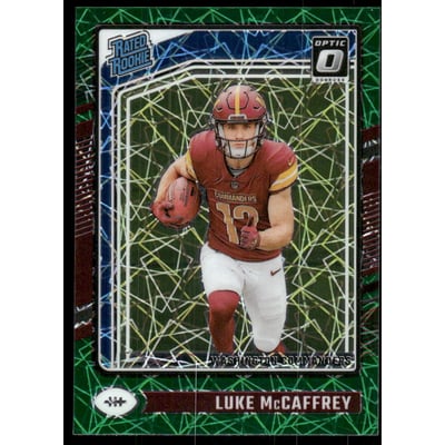 2024 Donruss Optic Green Velocity #268 Luke McCaffrey RR