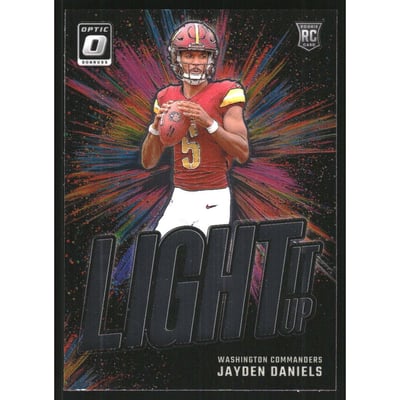 2024 Donruss Optic Light it Up #8 Jayden Daniels