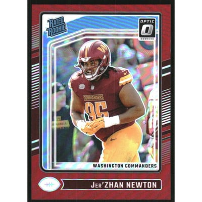 2024 Donruss Optic Red #252 Jer'Zhan Newton RR