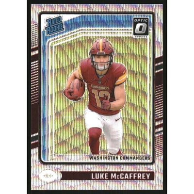 2024 Donruss Optic Wave #268 Luke McCaffrey RR