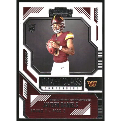 2024 Panini Contenders Draft Class Contenders #2 Jayden Daniels