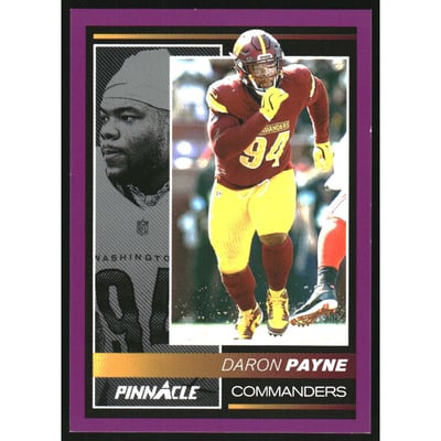 2024 Panini Encore Purple #200 Daron Payne