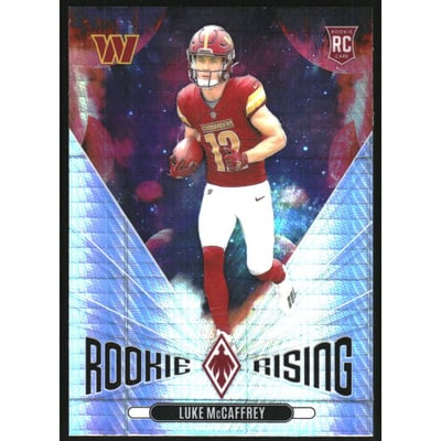2024 Panini Phoenix Rookie Rising Hyper #21 Luke McCaffrey