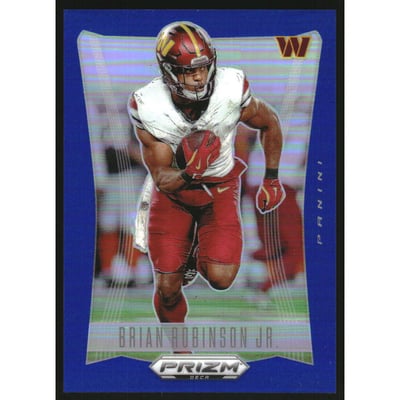 2024 Panini Prizm Deca Prizms Blue #200 Jaylen Waddle