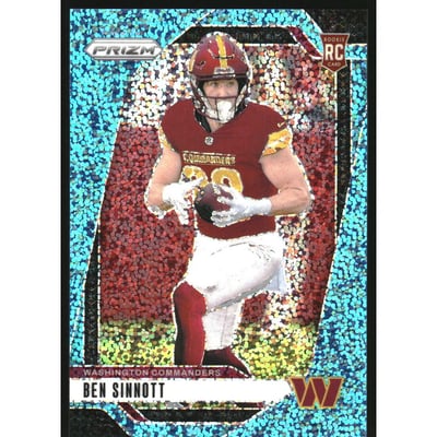 2024 Panini Prizm Prizms Blue Sparkle #307 Ben Sinnott