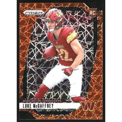 2024 Panini Prizm Prizms Lazer #367 Luke McCaffrey