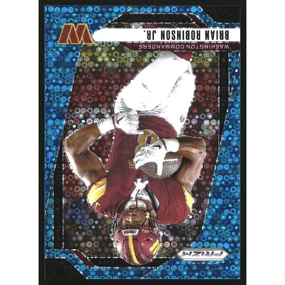 2024 Panini Prizm Prizms No Huddle Blue #288 Brian Robinson Jr.