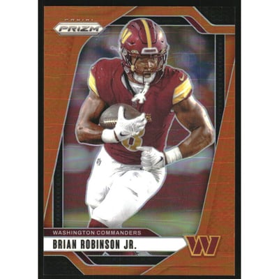 2024 Panini Prizm Prizms Orange #288 Brian Robinson Jr.