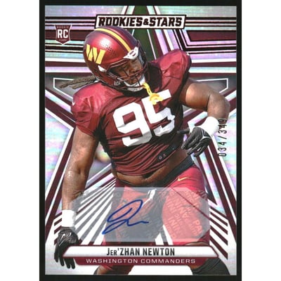 2024 Rookies and Stars Signatures Longevity #152 Jer'Zhan Newton/349