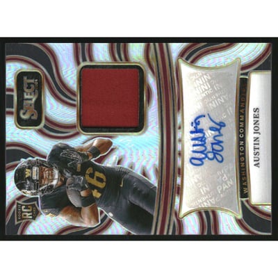 2024 Select Rookie Signature Memorabilia Prizm #26 Austin Jones