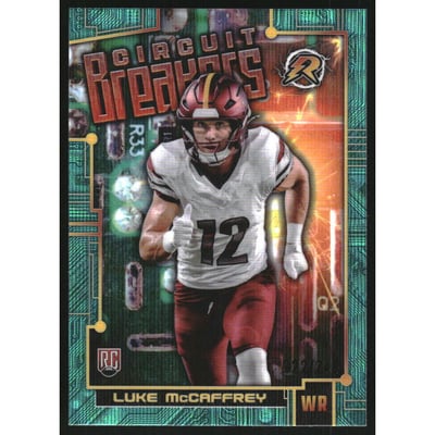 2024 Topps Resurgence Circuit Breakers Aqua Surge #CB18 Luke McCaffrey