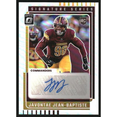 2025 Donruss Optic Signature Series Holo #22 Javontae Jean-Baptiste