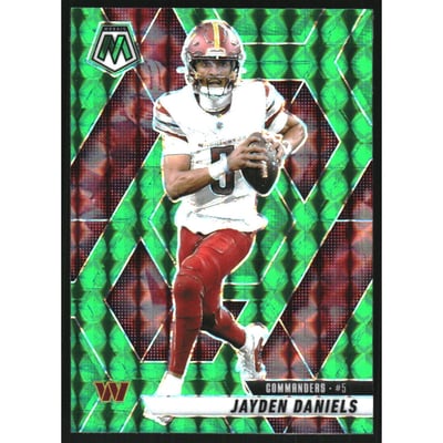 2025 Panini Mosaic Mosaic Green #232 Jayden Daniels
