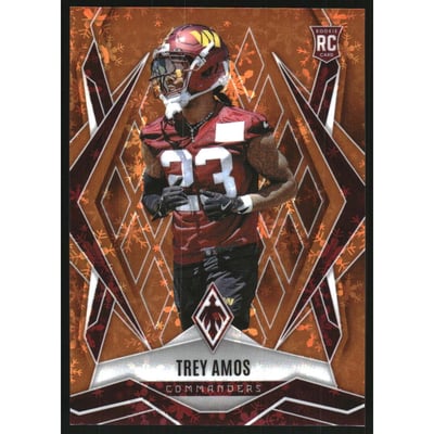 2025 Panini Phoenix Orange Winter #213 Trey Amos