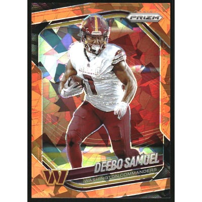 2025 Panini Prizm Prizms Orange Ice #133 Deebo Samuel