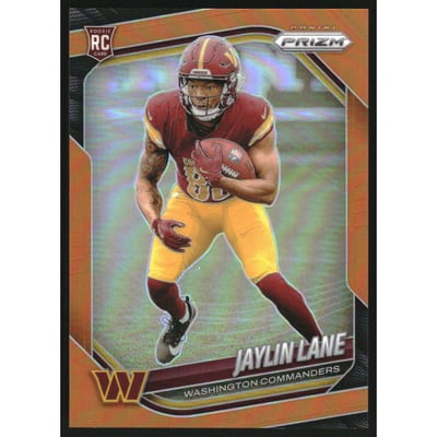 2025 Panini Prizm Prizms Orange #356 Jaylin Lane